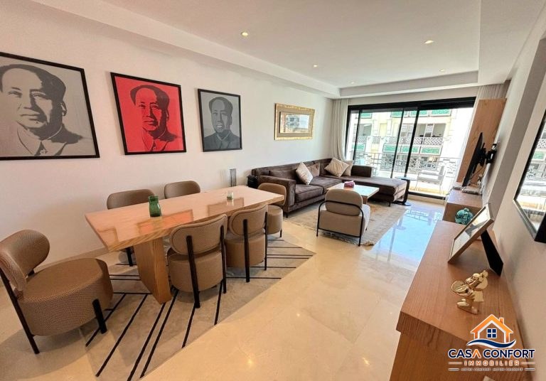 Appartement Meublé de Luxe à Louer au Cœur du Quartier Maarif – Casablanca