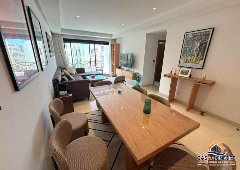 Appartement Meublé de Luxe à Louer au Cœur du Quartier Maarif – Casablanca