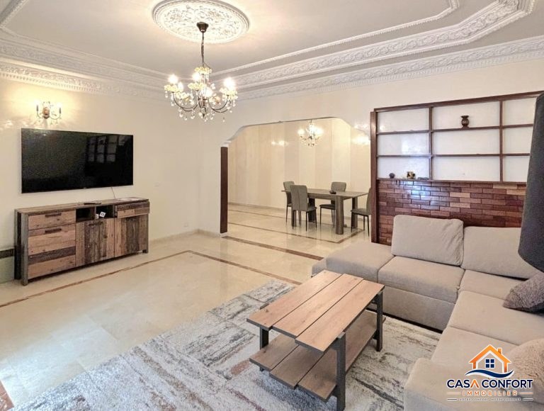 Location appartement meublé de 130 m² en résidence fermée