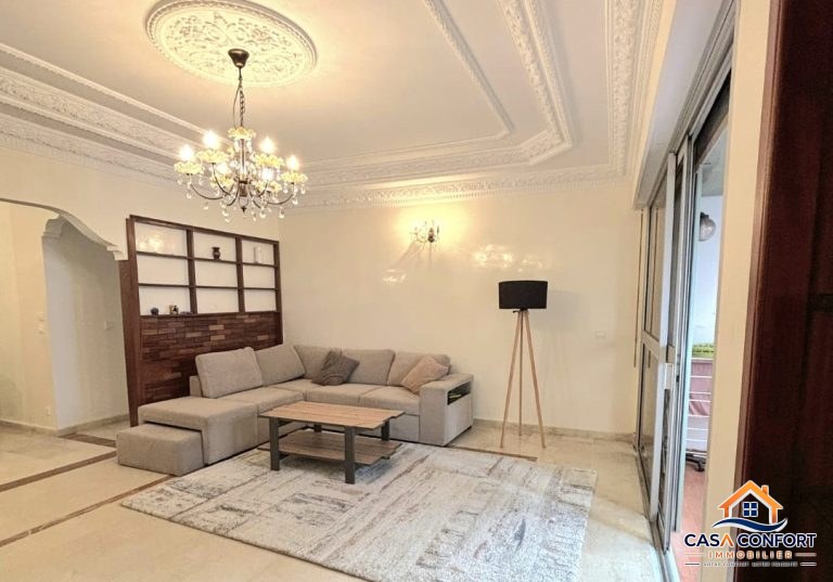 Location appartement meublé de 130 m² en résidence fermée