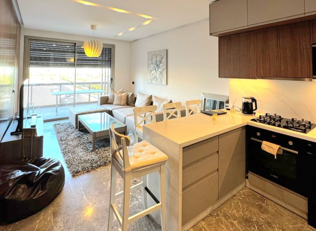 Luxueux studio neuf a louer meublé pour la longue durée – Casablanca finance city