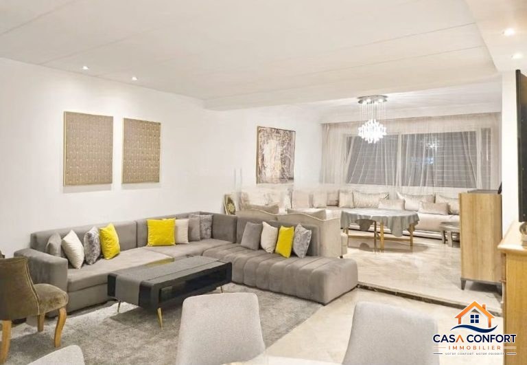 Luxe Appartement F4 de 169m a vendre meublé – Casablanca