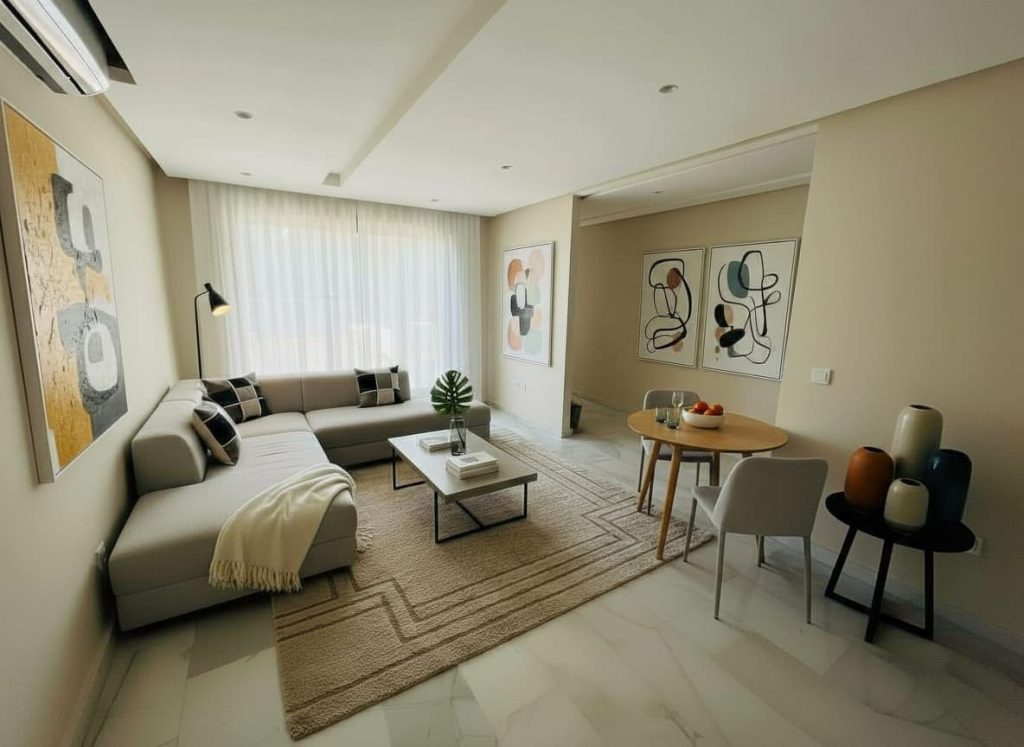 Location Appartement Vide Haut Standing avec Terrasse – 98 m², Casablanca