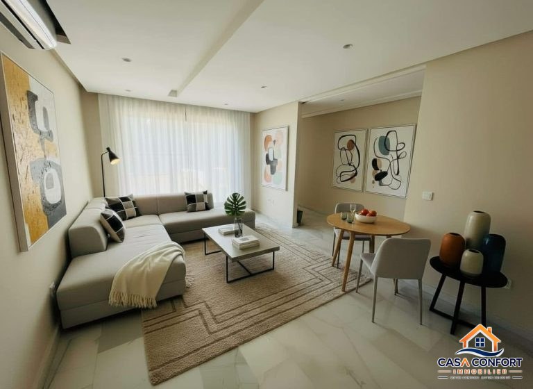 Location Appartement Vide Haut Standing avec Terrasse – 98 m², Casablanca