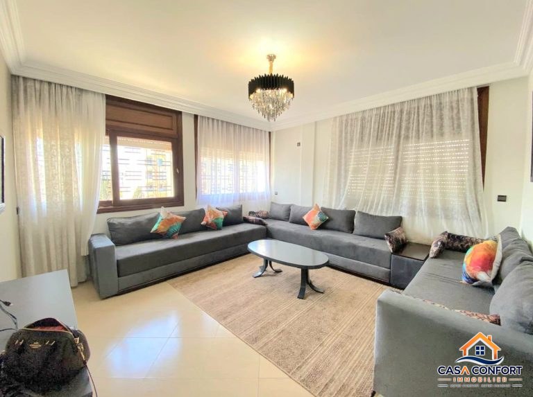 location d&rsquo;un appartement 2 chambres meublé de 107m pour la longue durée – Casablanca