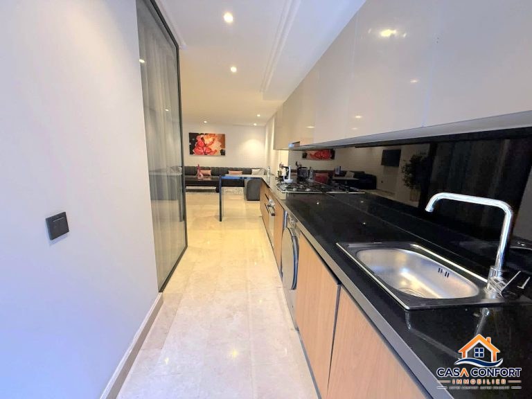 Luxueux Studio de 67 m² à Louer Meublé Longue Durée, Casablanca