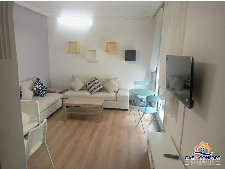 Appartement Meublé de 60 m² à Louer – Longue Durée à Gauthier, Casablanca