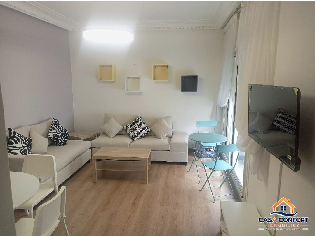Lire la suite à propos de l’article Appartement Meublé de 60 m² à Louer – Longue Durée à Gauthier, Casablanca
