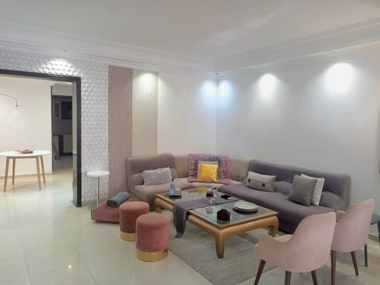 Appartement de 200 m² à Louer Meublé – Longue Durée au Quartier CIL, Casablanca