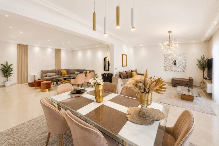 location appartement 3 chambres meublé de 200 m² – CIL, Casablanca