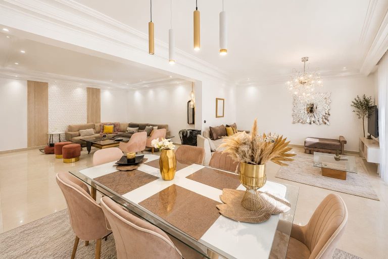 location appartement 3 chambres meublé de 200 m² – CIL, Casablanca
