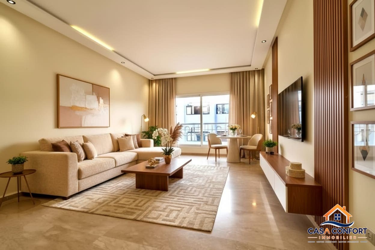 Lire la suite à propos de l’article Appartement Premium de 110 m² à Louer Longue Durée au Triangle d’Or, Casablanca