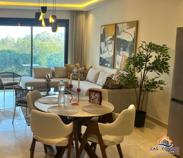 Studio Premium de 62 m² en Résidence Fermée – Location Longue Durée, CFC Casablanca