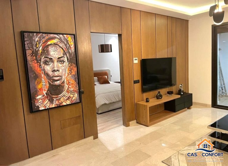 Studio Premium de 62 m² en Résidence Fermée – Location Longue Durée, CFC Casablanca