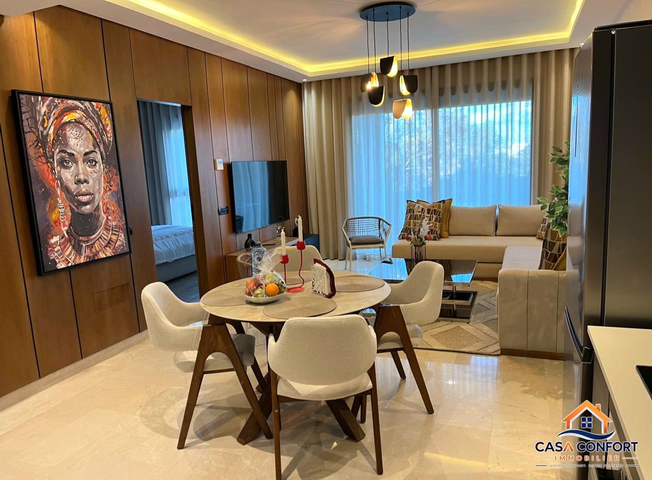 Lire la suite à propos de l’article Studio Premium de 62 m² en Résidence Fermée – Location Longue Durée, CFC Casablanca