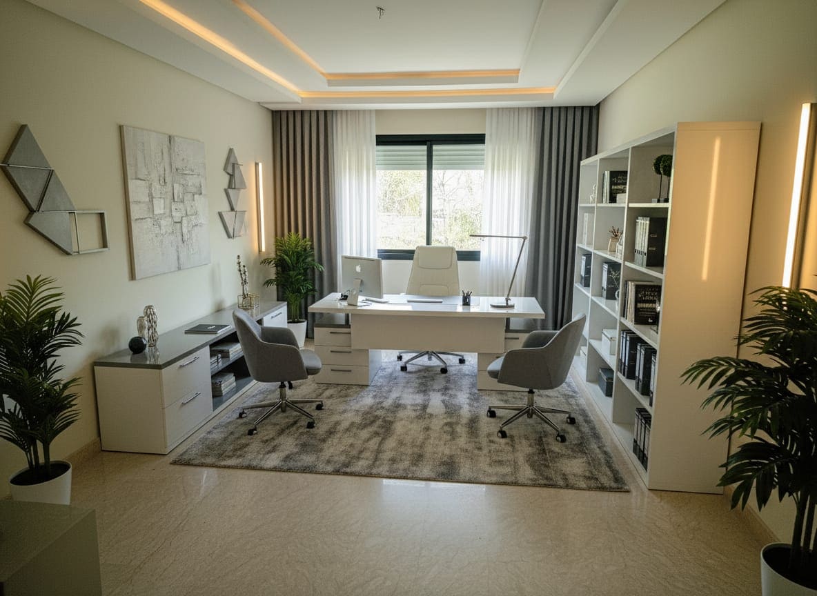 Read more about the article Bureau Professionnel de 107 m² à louer Non meublé Riviera, Casablanca