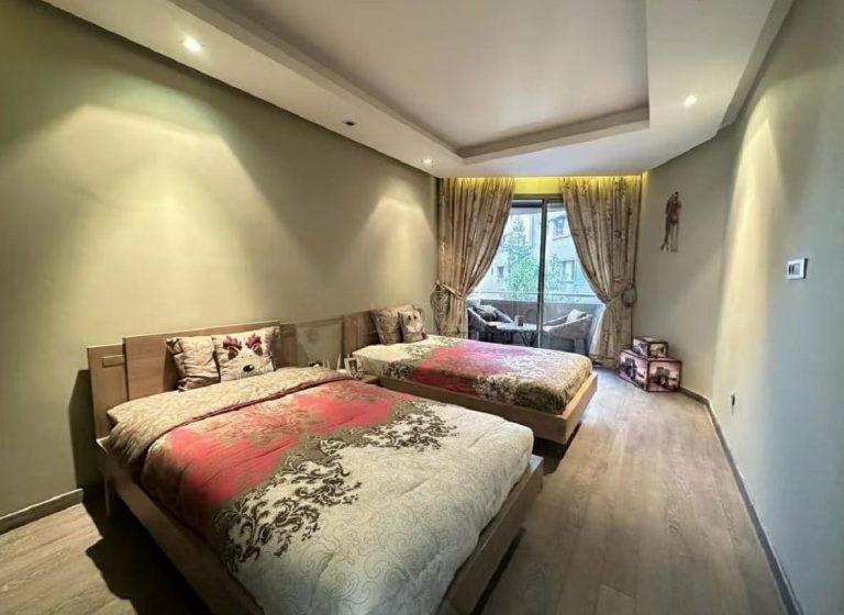 Appartement 3 chambres meublé très haut standing de 220 m² à louer à Gauthier – Casablanca