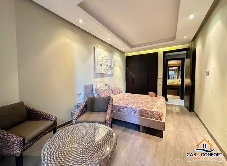 Appartement 3 chambres meublé très haut standing de 220 m² à louer à Gauthier – Casablanca