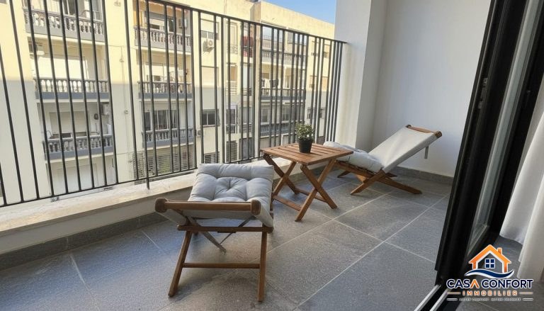 Coquet studio haut standing de 45 m² à louer meublé – Les Hôpitaux, Casablanca
