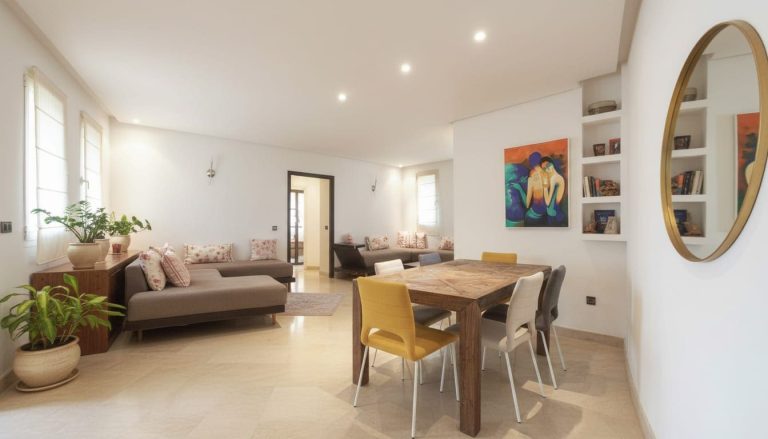 Appartement meublé haut standing de 165 m² à louer à Gauthier à Casablanca