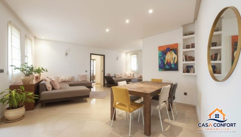 Appartement meublé haut standing de 165 m² à louer à Gauthier à Casablanca