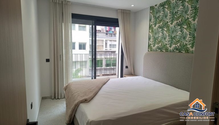 Studio neuf premium de 46 m² à louer meublé – Les Hôpitaux, Casablanca