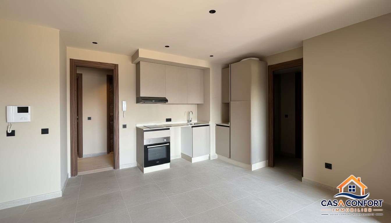 Lire la suite à propos de l’article Studio neuf haut standing de 49 m² à louer à Riviera – Casablanca
