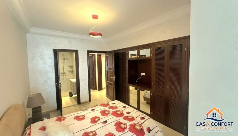 Appartement meublé de standing à louer aux Princesses – 100 m² de confort à Casablanca