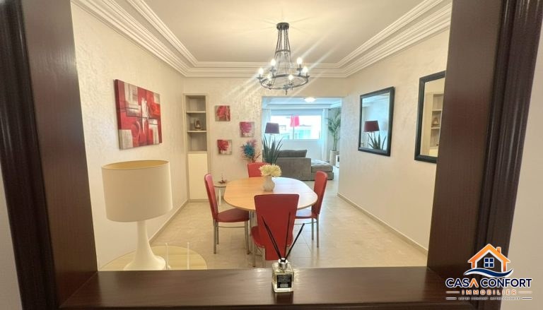 Appartement meublé de standing à louer aux Princesses – 100 m² de confort à Casablanca
