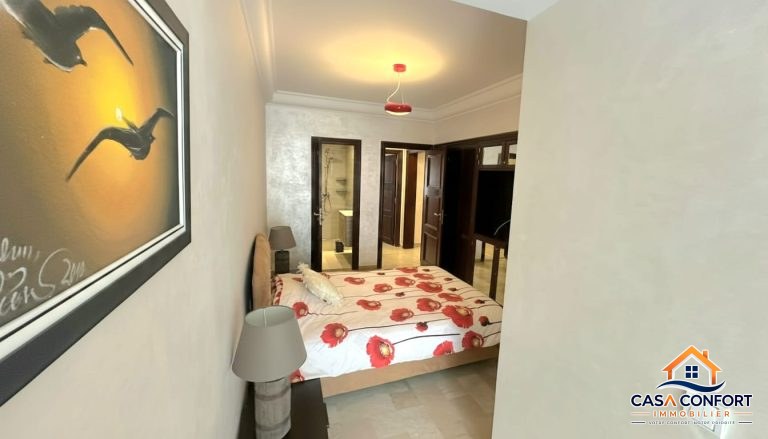 Appartement meublé de standing à louer aux Princesses – 100 m² de confort à Casablanca