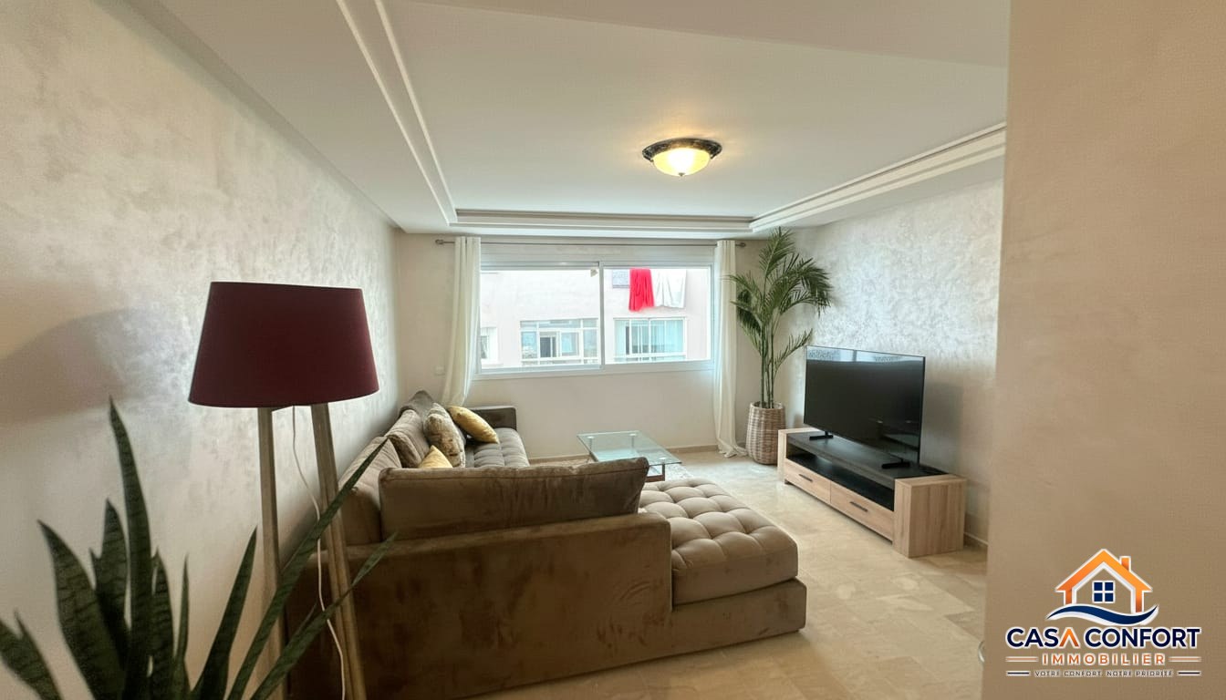 Lire la suite à propos de l’article Appartement meublé de standing à louer aux Princesses – 100 m² de confort à Casablanca