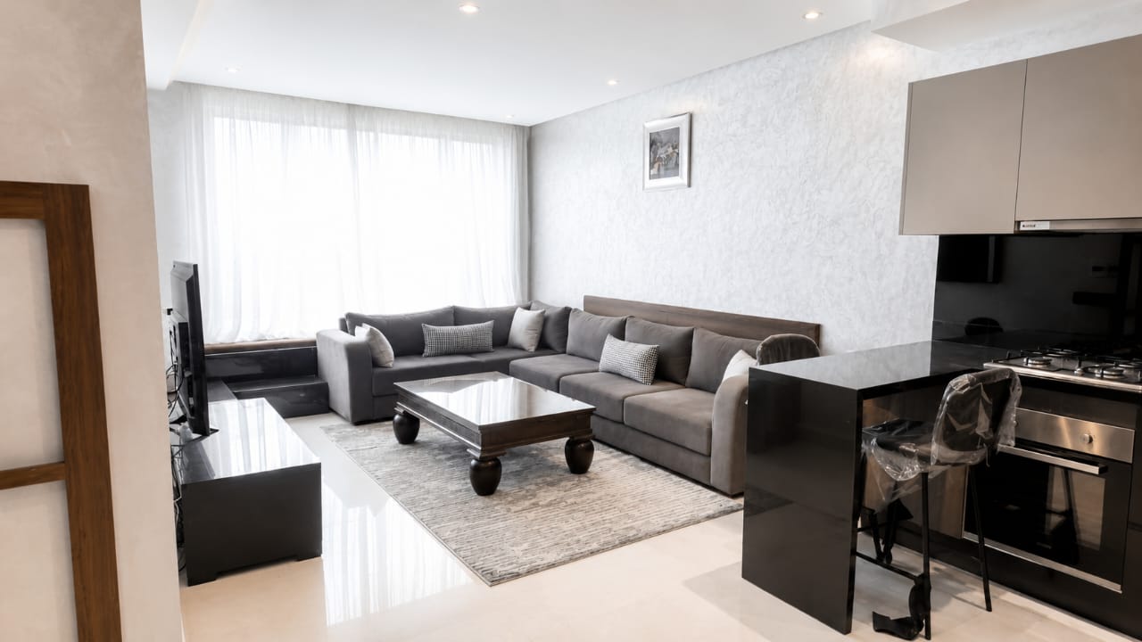 Read more about the article Studio neuf meublé de 64 m² avec terrasse à louer – Les Princesses, Casablanca