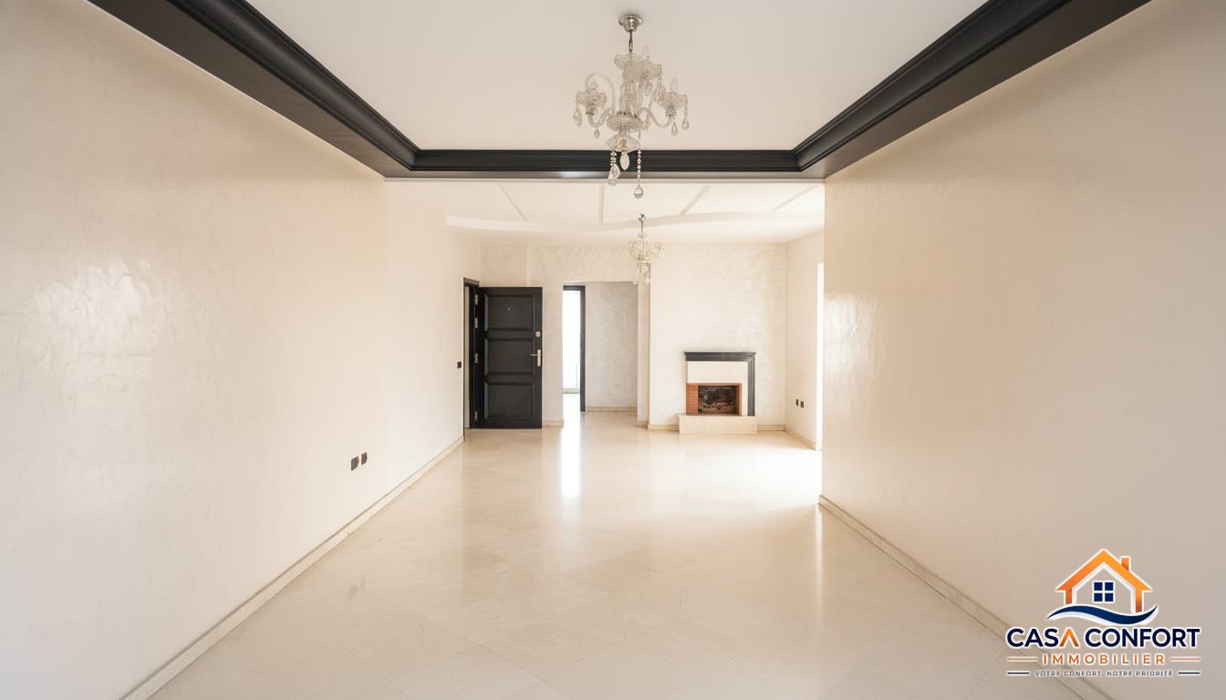 Lire la suite à propos de l’article Appartement 3 chambres 130 m² à louer Oasis Casablanca – résidence sécurisée
