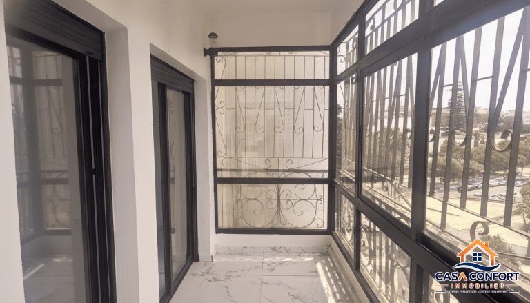 Location longue durée appartement 108 m² – 3 chambres – Les Hôpitaux, Casablanca