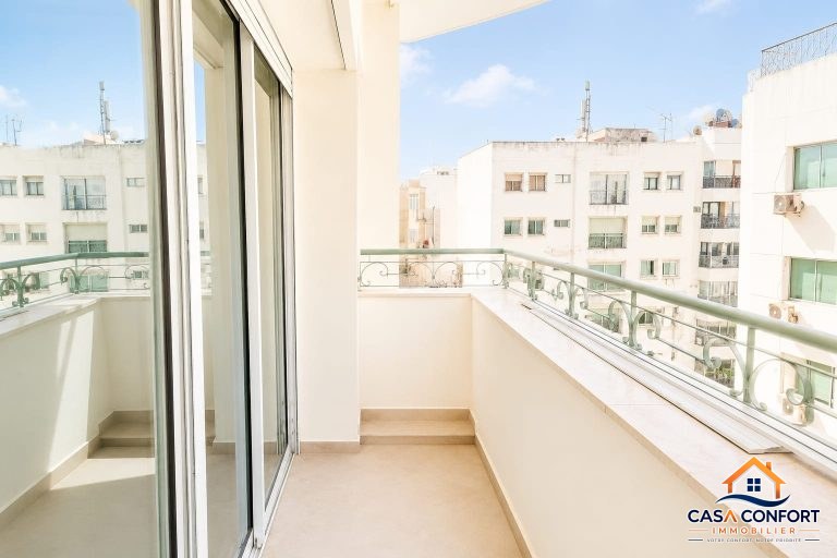 Location appartement vide 180 m² haut standing à Gauthier – Casablanca