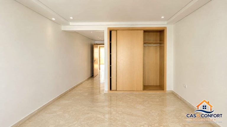 Appartement haut standing de 117 m² à louer vide – Longue durée à Maârif, Casablanca