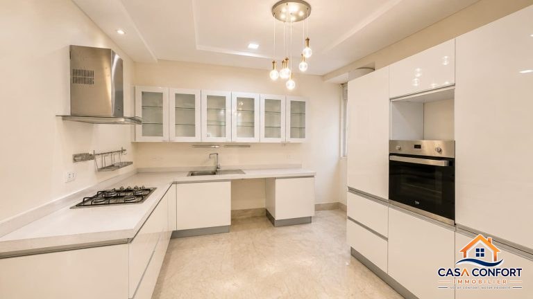 Appartement haut standing de 117 m² à louer vide – Longue durée à Maârif, Casablanca