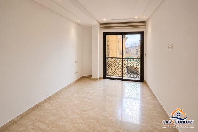 Appartement haut standing de 117 m² à louer vide – Longue durée à Maârif, Casablanca