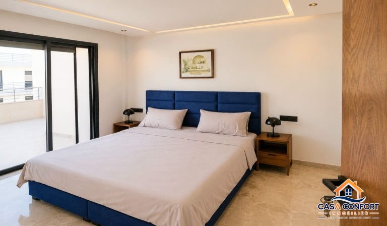 Appartement a louer meublé neuf de 85 m² avec terrasse à Ferme Bretonne, Casablanca
