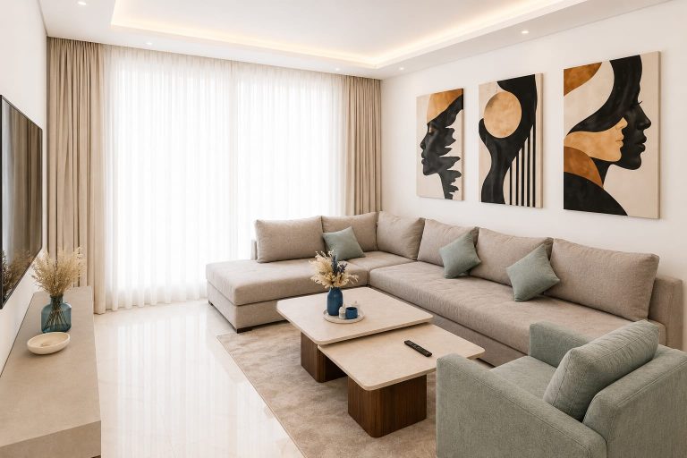 Location Studio neuf haut standing de 50 m² meublé – Maârif Extension, Casablanca
