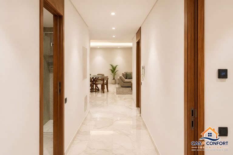 Location appartement 2 chambres meublé de 91 m² – Casablanca Finance City CFC