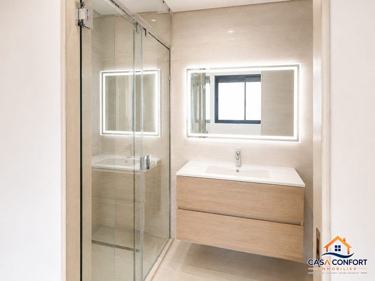 Location appartement 2 chambres non meublé neuf de 109 m² à Ferme Bretonne, Casablanca