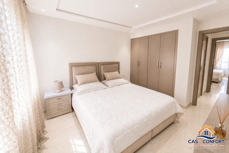 Location appartement 2 chambres meublé de 90 m² – Les Hôpitaux, Casablanca