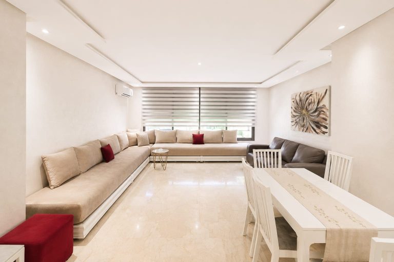 Location appartement 2 chambres meublé de 90 m² – Les Hôpitaux, Casablanca