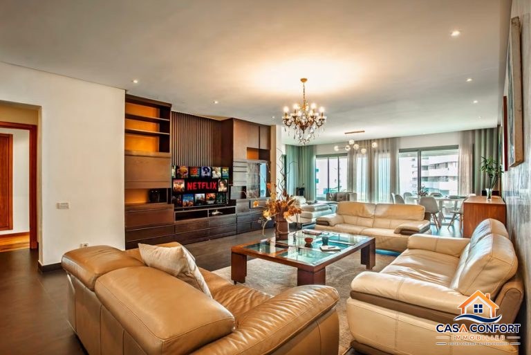 Appartement meublé de luxe de 202 m² avec terrasse vue mer à louer – Marina, Casablanca