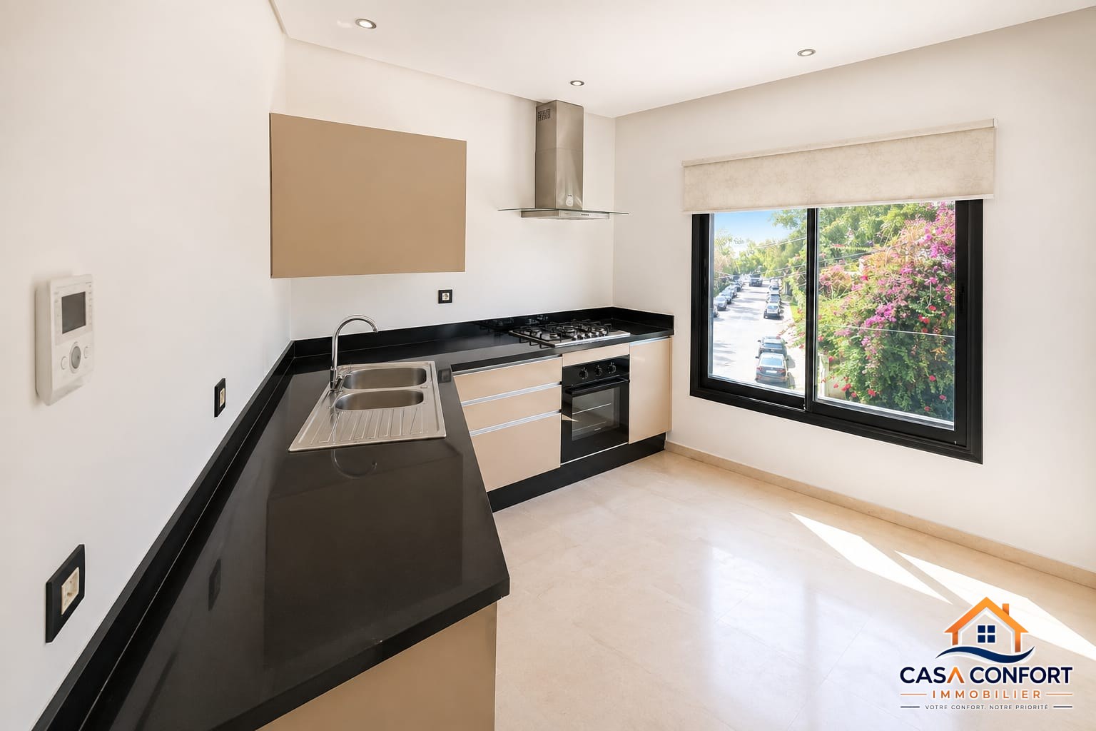 Lire la suite à propos de l’article Location appartement 2 chambres vide haut standing de 85 m² à Oasis – Casablanca