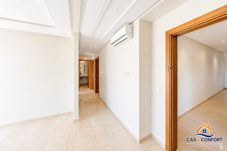 Location appartement 2 chambres vide de 80 m² avec terrasse à Ferme Bretonne – Casablanca