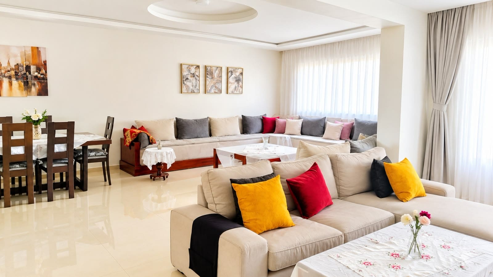 Read more about the article Location appartement 3 chambres de 143 m² meublé ou vide – Bd Anfa, Casablanca