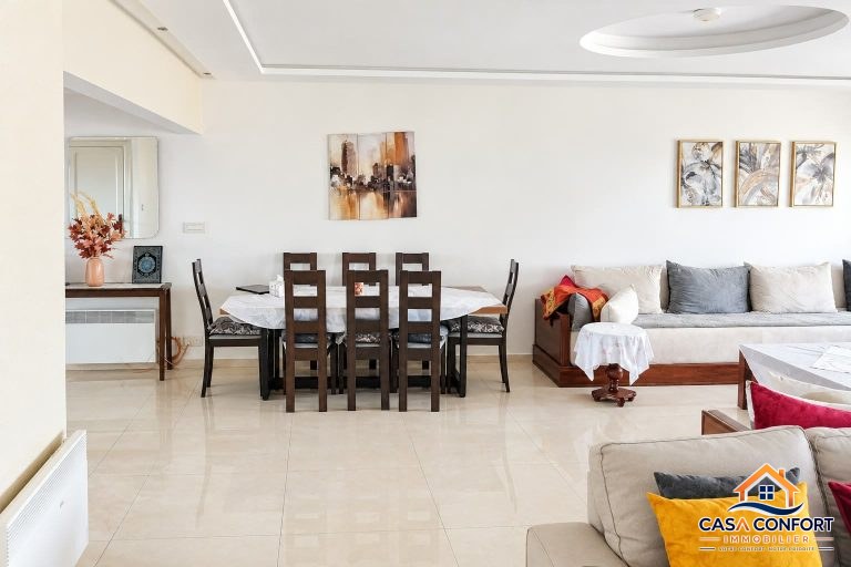 Location appartement 3 chambres de 143 m² meublé ou vide – Bd Anfa, Casablanca