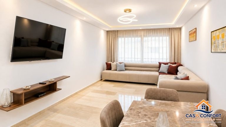 Location Appartement 3 chambres neuf meublé de 80 m² à Oulfa – Casablanca